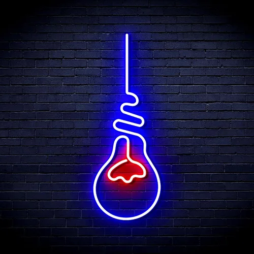 Miniatura 25 de AdvPro Muestra de neón LED de silicona flexible de bombilla - azul - st16s42-fnu0064-b