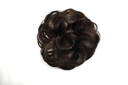 Miniatura 22 de Extensiones de cabello sintético para mujeres y niñas (1# negro azabache)