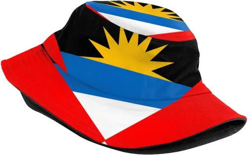 Miniatura 3 de KiuLoam Sombreros de pescador unisex con bandera, sombreros de pescador plegables para exteriores, verano, viajes, senderismo, playa, gorras