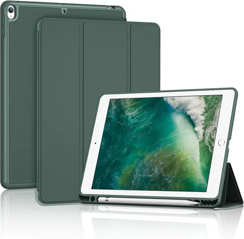 Miniatura 27 de ProCase Funda Inteligente para iPad Air de 10,5" 3ª Generación 2019 / iPad Pro 2017, Funda Delgada con Soporte con Parte Trasera Translúcida Negro