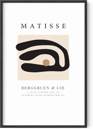 Miniatura 51 de HAUS AND HUES Matisse - Impresión artística minimalista y moderna, arte estético de Henri Matisse, póster abstracto para dormitorio, habitación