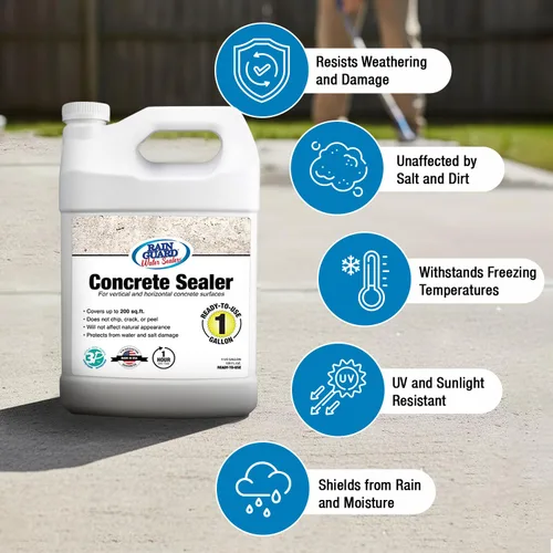 Miniatura 4 de Rainguard Water Sealers Sellador de Concreto, Protección Penetrante Contra Daños por Agua y Sal, para Todas las Superficies de Concreto