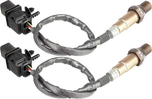 1 par de sensor de oxígeno delantero izquierdo y derecho de repuesto para Ford 2009-2014 F-150 E-150 E-350 Van Mustang 2 piezas Upstream O2 Sensores