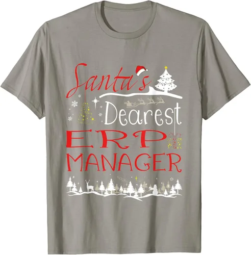 Miniatura 10 de ERP Manager Xmas Job Cute Christmas T-Shirt