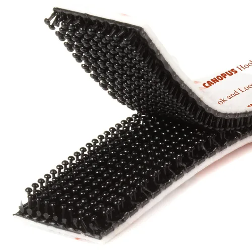 Miniatura 6 de CANOPUS SJ3550 250 - Cinta de bloqueo con cierre de gancho y bucle, color negro para colgar imágenes, letreros y pantallas, controles remotos