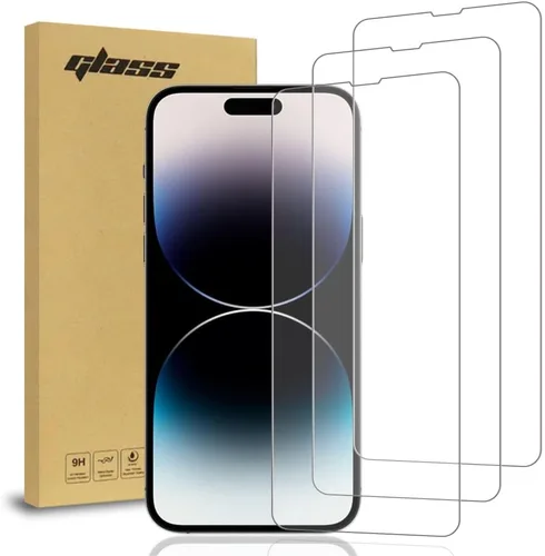 Miniatura 7 de Rome Tech Paquete de 3 protectores de pantalla de vidrio templado para iPhone 14 (iPhone 14 Plus)