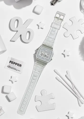 Miniatura 3 de Casio Colección de relojes importado de Japón F-91WS-7JH blanco