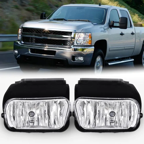 Miniatura 18 de G-PLUS Lámpara antiniebla izquierda derecha compatible con Chevy Silverado 1999-2002 1500/2500/2001 2002 Chevy Silverado 3500/2000-2006 Tahoe