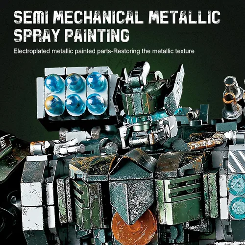 Miniatura 2 de HIGH GODO Mech - Juego de bloques de construcción para adultos, kit de construcción de modelo de robot motorizado con múltiples armas, regalos