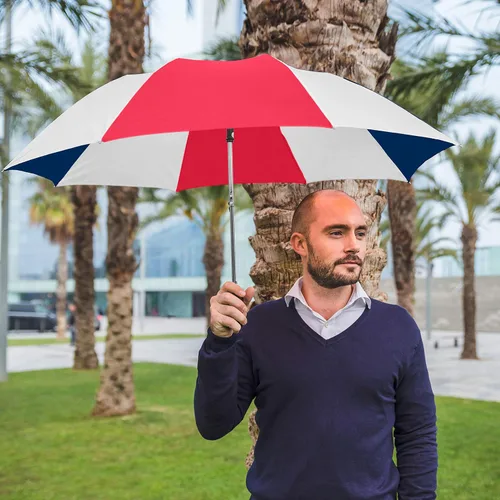 Miniatura 64 de STROMBERGBRAND UMBRELLAS The Spectrum Popular Style - Paraguas de viaje compacto de 42 pulgadas para lluvia, viento y sol, resistente y ligero