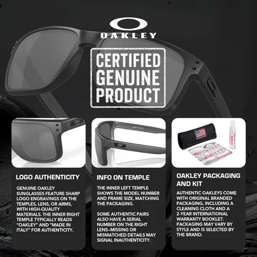 Miniatura 6 de Oakley HOLBROOK XL OO9417 Square Shape Sunglasses With Official Eyewear Kit Marco de acero Lente polarizada negra Prizm