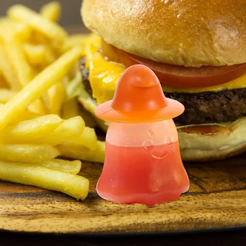 Miniatura 8 de Luxshiny Juego de 4 mini botellas para condimentos reutilizables y portátiles con tapas a prueba de fugas para viajes, cocina, picnic