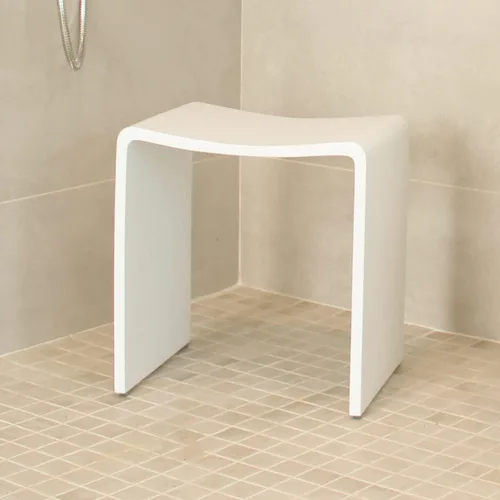 Miniatura 4 de Shower Buddy Taburete ligero para ducha y baño (hormigón mate)