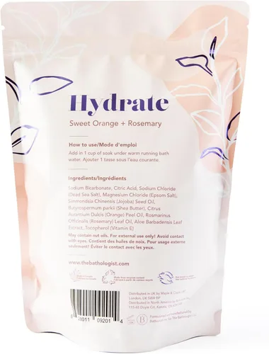 Miniatura 2 de The Bathologist Hydrate - Jabón de baño con gas hidratante, naranja dulce y romero, manteca de karité y sal de Epsom, terapéutica mineral