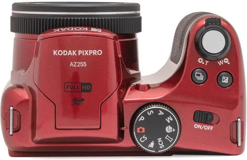 Miniatura 3 de Kodak PIXPRO AZ255 - Cámara digital (rojo) - Zoom óptico de 25X, 16MP, video de 1080p, tarjeta SD de 64 GB, baterías AA extra recargables, cargador
