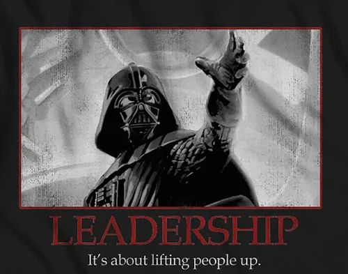 Miniatura 5 de STAR WARS Darth Vader Leadership - Camiseta con póster motivacional para hombre
