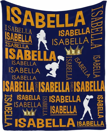 Miniatura 11 de InterestPrint Mantas personalizadas para niños con nombres, manta suave de ballet con nombre personalizado para niña y mujer