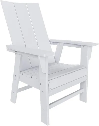 Miniatura 27 de Costaelm Sillas de césped, sillas de porche delantero, HDPE balcón, piscina, silla Adirondack, moderna silla de patio al aire libre, salón de resina