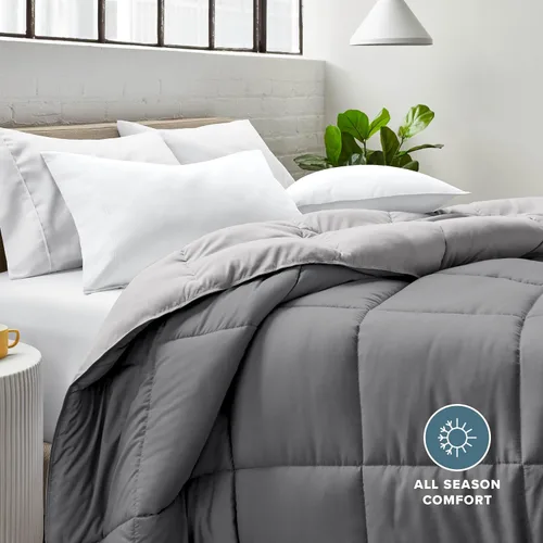 Miniatura 9 de Bare Home - Edredón Queen – Colores reversibles – Alternativa a la pluma de ganso – ultra suave – Serie 1800 Premium – Calidez para todas las 05