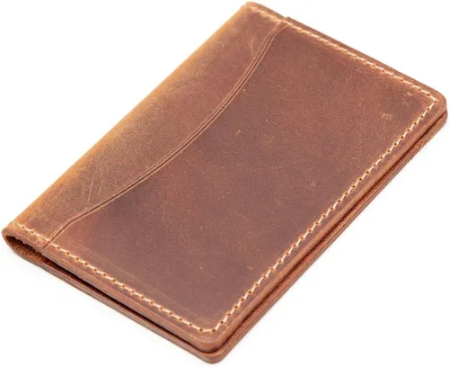 Miniatura 8 de Carteras de cuero genuino hechas a mano, tarjeteros minimalistas y fundas para pasaporte, regalo hecho a mano