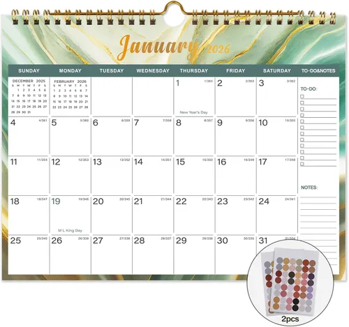 Miniatura 13 de Lbylyhxc Calendario 2027: incluye calendario mensual de pared 2027 de julio de 2026 a diciembre de 2027 a 18, 11 x 8.5 pulgadas. Papel grueso