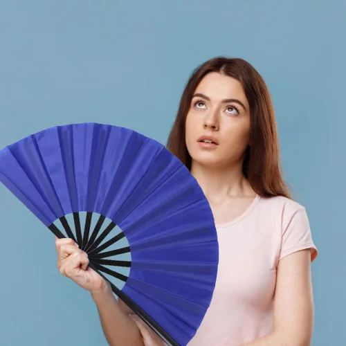 Miniatura 3 de Paquete de 4 ventiladores de mano plegables grandes para mujeres/hombres, ventilador chino de Kung Fu de mano, abanicos plegables decorativos