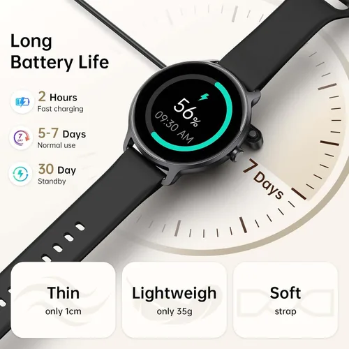 Miniatura 8 de Smart Watch for Women Men, 1.27" HD AMOLED Stylish Smartwatch (Answer/Call) for iPhone/Android/Samsung, Fitness Tracker with 120+ Sport Modes, Heart