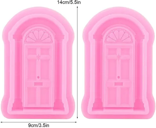 Miniatura 2 de AUNMAS Molde de silicona para decoración de tartas, 2 unidades, para decoración de tartas, bodas, cumpleaños, cupcakes, bricolaje, flexible