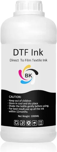 DTF tinta negra 1000ML repuesto para cabezal de impresión DX5 DX7 5113 XP600 L3200 4720 TX800 L1800 L805 R1390 DTF, para impresión de película de