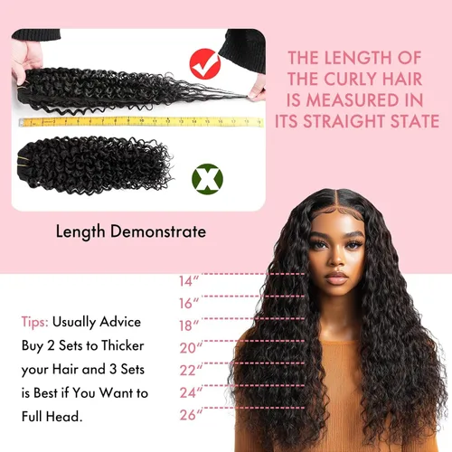 Miniatura 6 de SIYUSI Extensiones de Clip Kinky Straight, 100% Cabello Humano Remy Brasileño con Clips, Clips Invisibles Aptos para el Cuero Cabelludo, Marrón