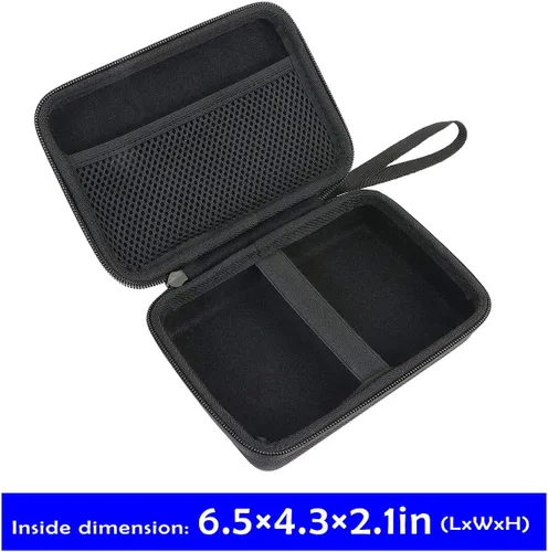 Miniatura 3 de khanka Estuche rígido de repuesto compatible con impresora fotográfica cuadrada compacta Canon SELPHY QX10 (negro)