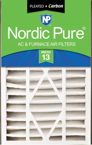 Miniatura 34 de Nordic Pure 16 x 25 x 5 (tamaño real: 15 5/8 x 24 1/8 x 4 7/8) Filtro de aire Air Bear Merv 8 de repuesto para reducción de olores de carbono puro
