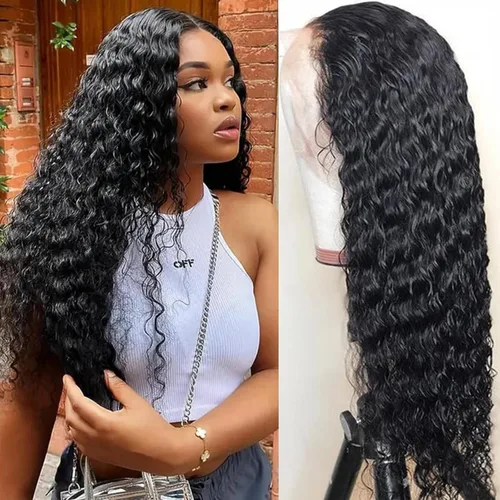 Miniatura 24 de Nsvnsv Peluca de cabello humano burdeos 99j borgoña de 13 x 6 pulgadas, pelucas de encaje frontal transparente HD de cabello humano prearrancado