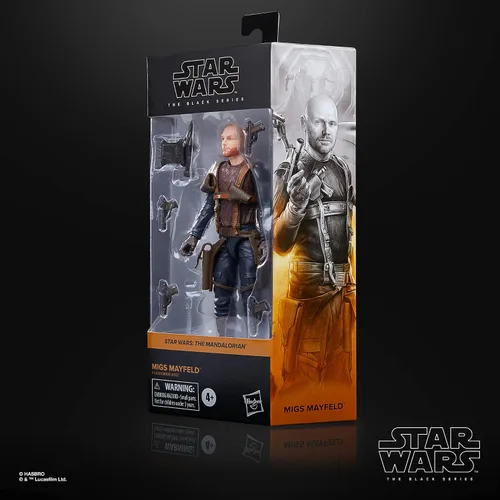 Miniatura 3 de STAR WARS The Black Series Migs Mayfeld - Figura de acción coleccionable de The Mandalorian de 6 pulgadas, juguetes para niños a partir de 4 años