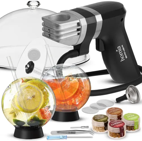 Miniatura 8 de Mezcla de burbujas para ahumador de cóctel para infusor de humo, 8 onzas, máquina ahumadora y accesorio infusor de humo de madera, humo frío