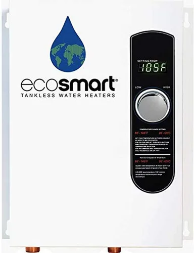 EcoSmart ECO 18 - Calentador de agua eléctrico sin tanque, 18 KW a 240 voltios, con tecnología patentada de modulación automodulante, 17 x 14 x 3.5,