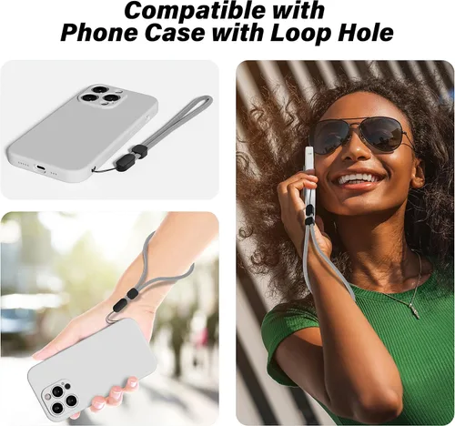 Miniatura 5 de oakxco Lanyard Compatible with Airpods Pro 2 Loop Plateado