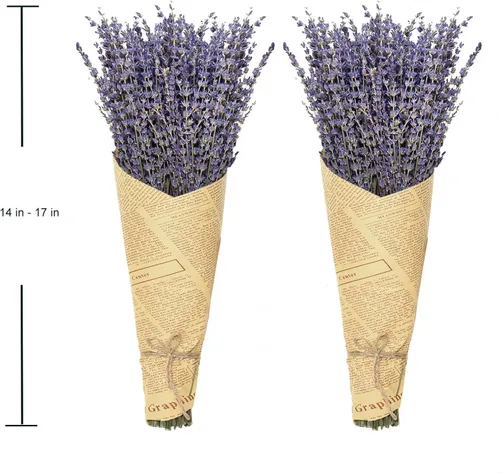 Miniatura 8 de Timoo - Paquetes de lavanda seca 100 % naturales, flores secas de lavanda para decoración del hogar, accesorios para fotos, fragancia del hogar