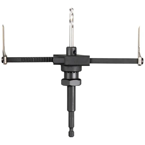 Miniatura 13 de Klein Tools 53710 Sierra de agujero, cortador de agujeros circulares ajustable con recogedor, puerto de vacío integrado, para paneles de yeso