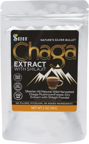 Miniatura 15 de Polvo extracto hongo chaga siberiano. Súper antioxidante, ayuda al sistema inmune., 2 onza, 1 Extracto de Chaga