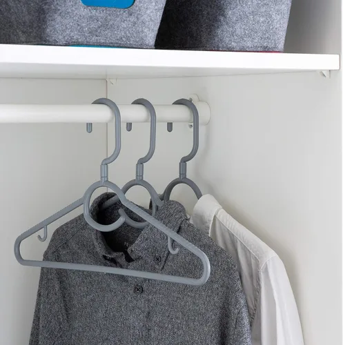 Miniatura 2 de Laundry 360 Paquete de 5 perchas de cuello giratorio Gira 360 grados Ganchos para accesorios Ideal para correas de espagueti Accesorios a