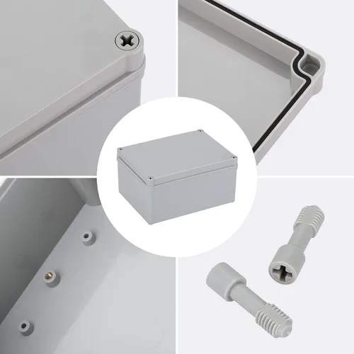 Miniatura 5 de Inkbird Plus Caja de conexiones de plástico, IP67 a prueba de polvo e impermeable, caja de bricolaje duradera para proyectos eléctricos, 8 x 6 x 4
