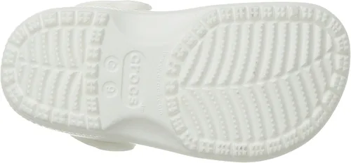 Miniatura 3 de Crocs Zuecos clásicos unisex para niños, blancos, 8 niños pequeños