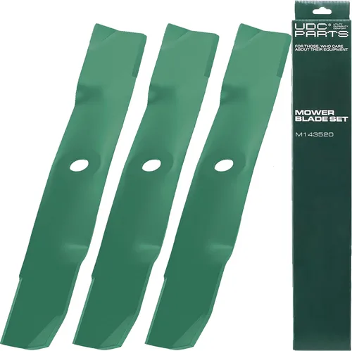 Miniatura 18 de UDC Parts GY20852 Hojas de corte de 48 pulgadas para John Deere D140 E140 S140 Z355E GX21784 GX21786 S170 E170 LA130 LA145 D160 S160 E160 E150 D155