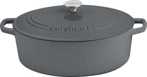 Miniatura 4 de Cuisinart Chef's Classic - Cacerola cubierta de hierro fundido esmaltado, redonda (Rojo Cardinal, 5 cuartos)