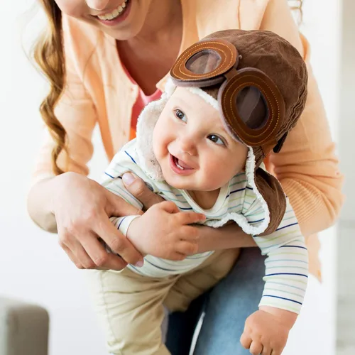 Miniatura 7 de Gorro con orejeras con polar, muy cálido, estilo aviador. Ideal para niños, de Happy Will Pilot., Talla libre, Marrón