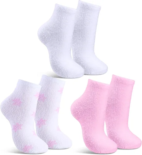Tarpop 3 pares de calcetines de aloe para mujer, calcetines de spa hidratantes para el día de San Valentín, para pies secos y agrietados, gel