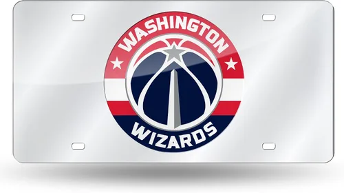 Miniatura 44 de Rico Industries Placa de matrícula metálica con incrustaciones láser de la NBA