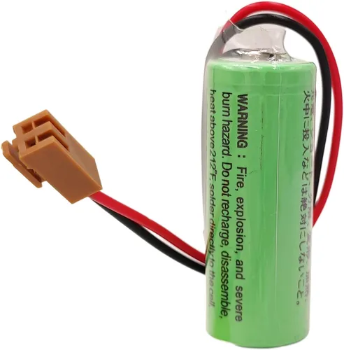 Miniatura 7 de Batería PLC CR17450SE-R de 3 V 2500 mAh con resistencia para sistema CNC FANUC A98L-0031-0012 con enchufe