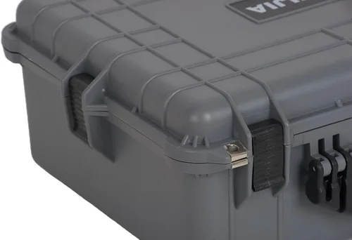 Miniatura 9 de MEIJIA Funda rígida protectora portátil impermeable para todo tipo de clima, funda compacta para cámara con espuma de ajuste personalizable, Gris